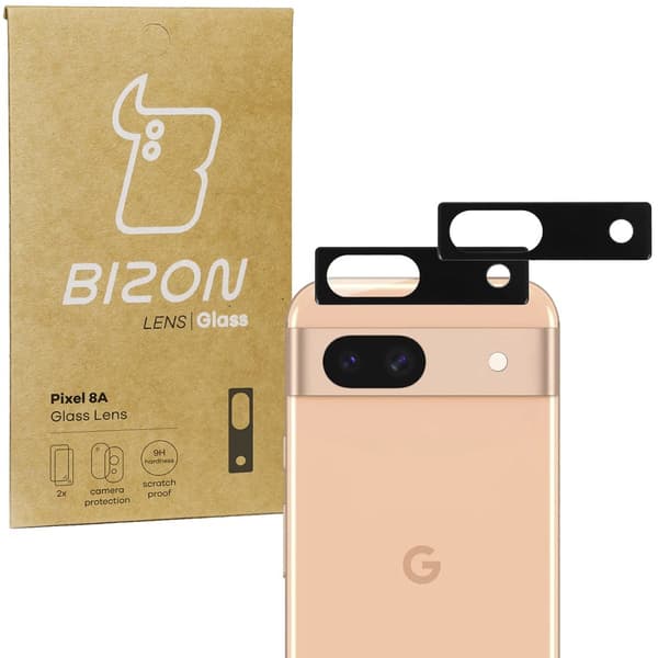 Bizon Glass-linse til Pixel 8A, 2 stk.