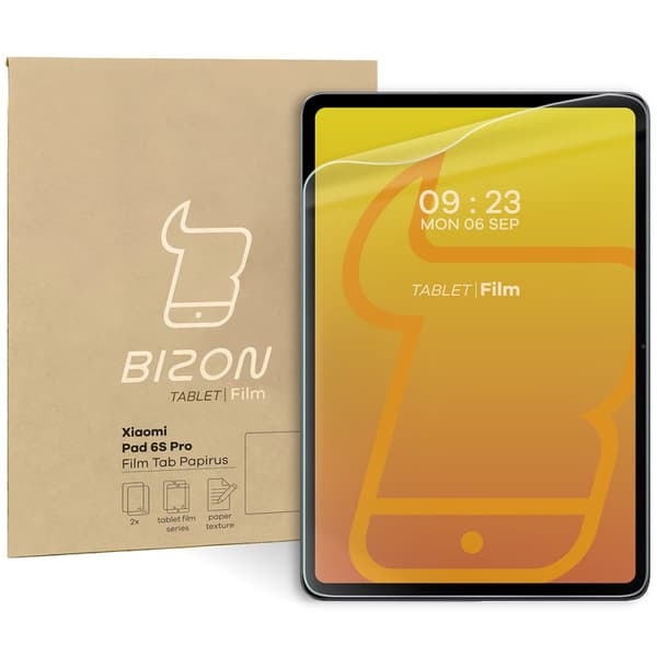 Bizon Film Tab Papirus pappersimitationsfolie för Xiaomi Pad 6S Pro, 2 stycken