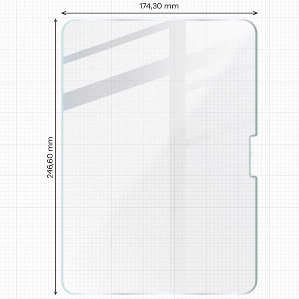 Bizon Glass Tab Kirkas karkaistusta lasista valmistettu iPad Pro 11":lle (5. sukupolvi). 2024, 2 kappaletta