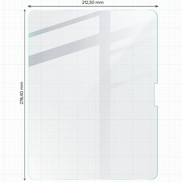 Bizon Glass Tab klart hærdet glas til iPad Pro 13" 7. generation. 2024, 2 stk.
