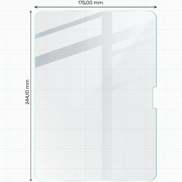 Bizon Glass Tab Klar hærdet glas til iPad Air 11" 7/6 generation. 2025 / 2024, 2 stk.