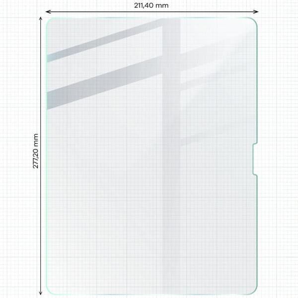 Bizon Glass Tab Klar härdat glas för iPad Air 13" 2025 / 2024, 2 stycken