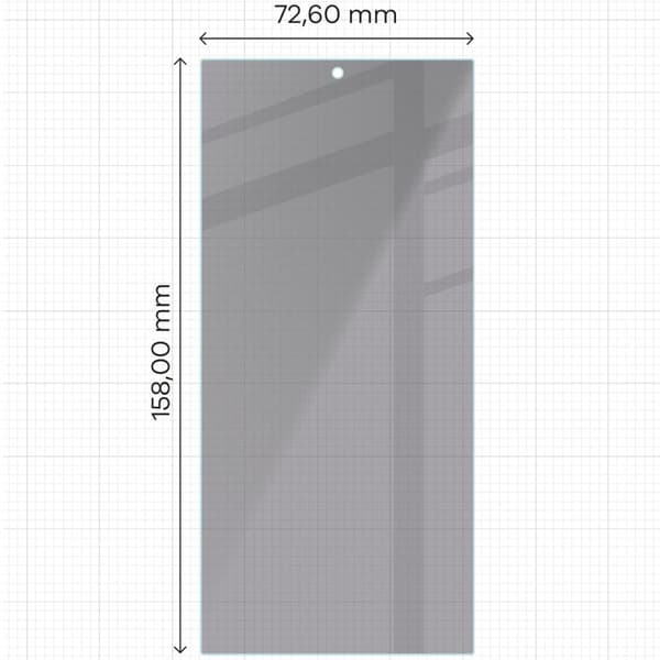 Bizon Glass Clear Shadow Privacy Hærdet Glas til Galaxy S24 Ultra, Tonet