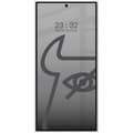Miniatyrbillede 2 af 3: Bizon Glass Edge Shadow Privacy Hærdet Glas til Galaxy S24 Ultra, Tonet med Sort Ramme