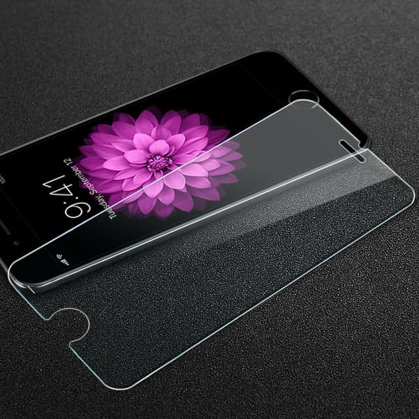 Bizon Glass Härdat Glas - 3 st + lins, iPhone SE 2022/2020, 8/7