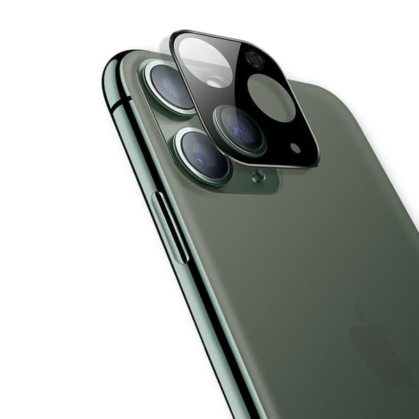 Bizon Glass Kirkas karkaistu panssarilasi - 3 kpl + linssi, iPhone 11 Pro Max