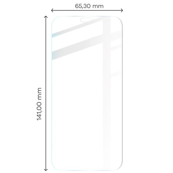 Bizon Glass Klar hærdet glas - 3 stk. + linse, iPhone 11