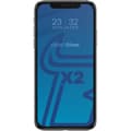 Miniatyrbillede 3 af 9: Bizon Glass Edge CF hærdet glas - 2 stk. + linsebeskyttelse, iPhone Xs Max, sort