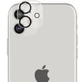 Miniatyrbild 6 av 9: Bizon Glass Edge CF Härdat Glas - 2 delar + linsskydd, iPhone 12, svart