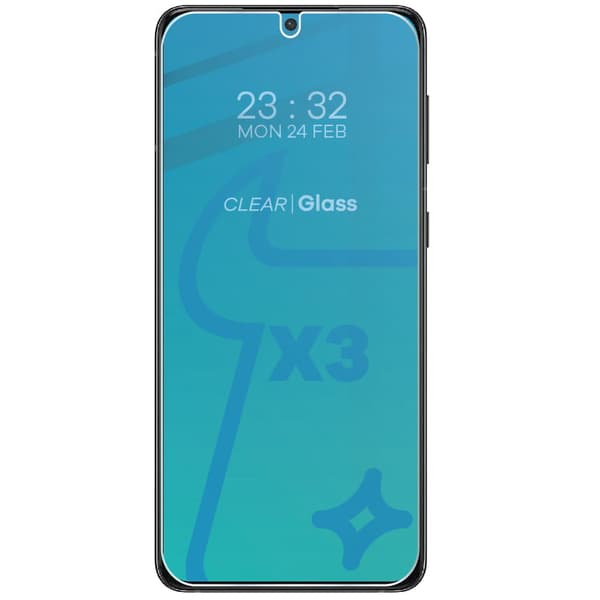 Bizon Glass Härdat Glas - 3 st + lins, Galaxy S21 Plus 5G