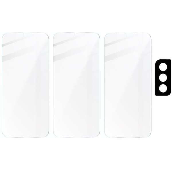 Bizon Glass Härdat Glas - 3 st + lins, Galaxy S21 Plus 5G