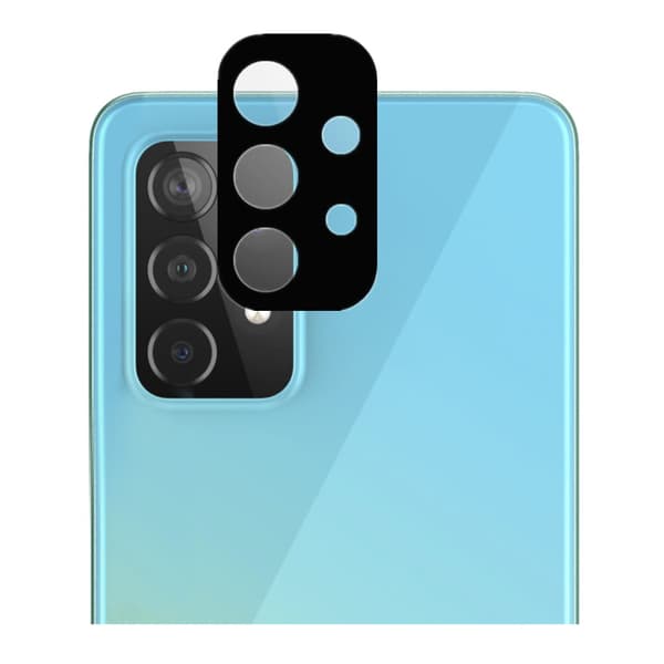 Bizon Glass Kirkas karkaistu lasi - 3 kpl + linssi, Galaxy A52s 5G, A52 4G/5G