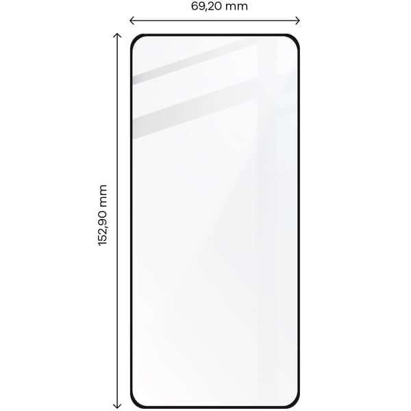 Bizon Glass Edge Hærdet Glas - 2 stk. + linsebeskyttelse, Galaxy A52s 5G, A52 4G/5G, sort