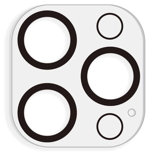 Bizon Glass Lens til iPhone 12 Pro, 2 stk.