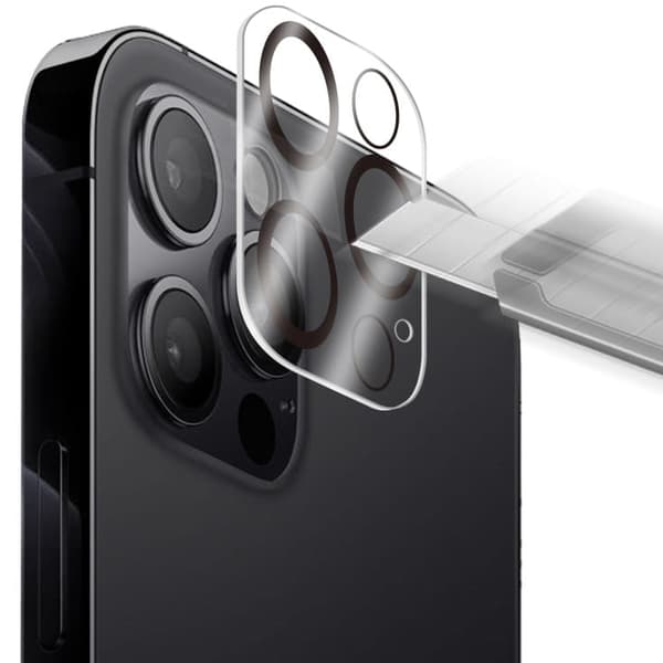 Bizon Glass Lens til iPhone 12 Pro, 2 stk.
