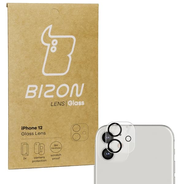 Bizon-lasilinssi iPhone 12:lle, 2 kappaletta