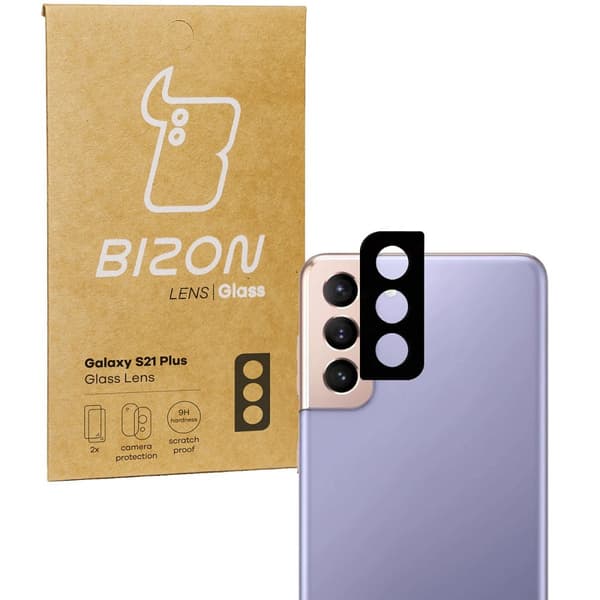 Bizon Glass-lins för Galaxy S21 Plus, 2 stycken