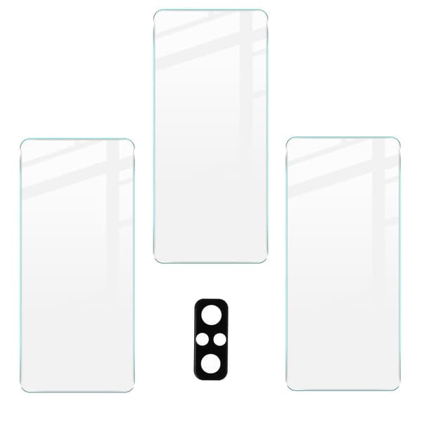 Bizon Glass Kirkas karkaistu lasi - 3 kpl + linssi, Redmi Note 10 Pro