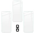 Pikkukuva 5 / 11: Bizon Glass Kirkas karkaistu lasi - 3 kpl + linssi, Redmi Note 10 Pro