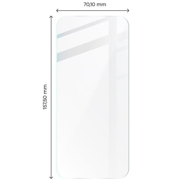 Bizon Glass Kirkas karkaistu lasi - 3 kpl + linssi, Redmi Note 10 Pro