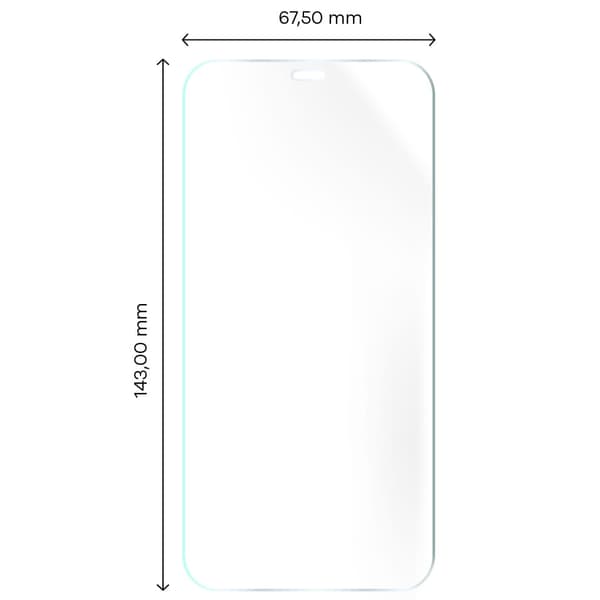 Bizon Glass Hydrogel -näytönsuojakalvo, iPhone 12 / 12 Pro, 2 kpl