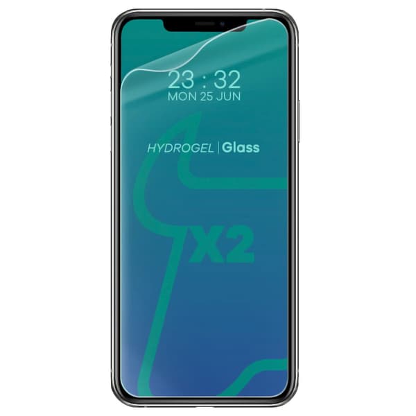 Bizon Glass Hydrogel skærmbeskytter, iPhone 11 Pro Max / Xs Max, 2 stk.