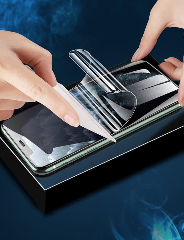 Bizon Glass Hydrogel skærmbeskytter, iPhone 11 / XR, 2 stk.