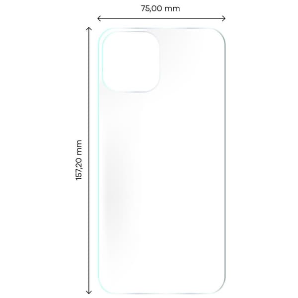 Bizon Glass Hydrogel -suojakalvo, iPhone 12 Pro Max, 2 kpl