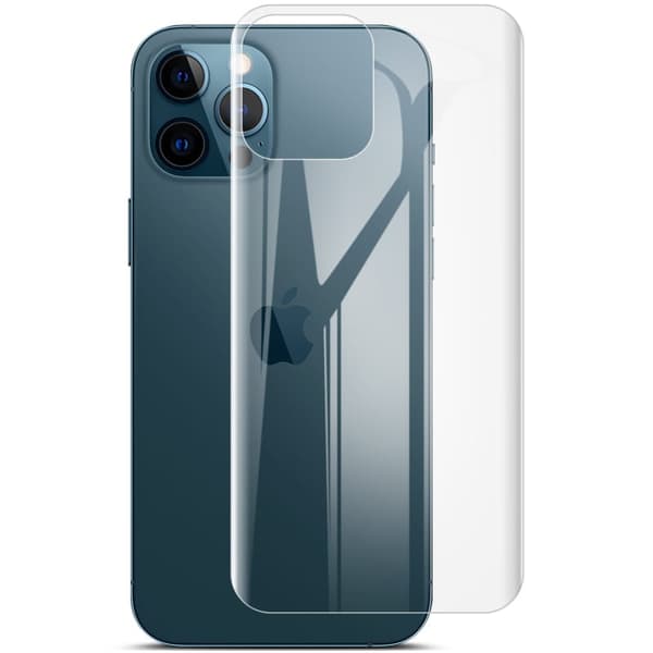 Bizon Glass Hydrogel Bagfilm, iPhone 12 / 12 Pro, 2 stk.