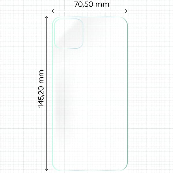 Hydrogelfilm för baksidan Bizon Glass Hydrogel, iPhone 11, 2 stycken