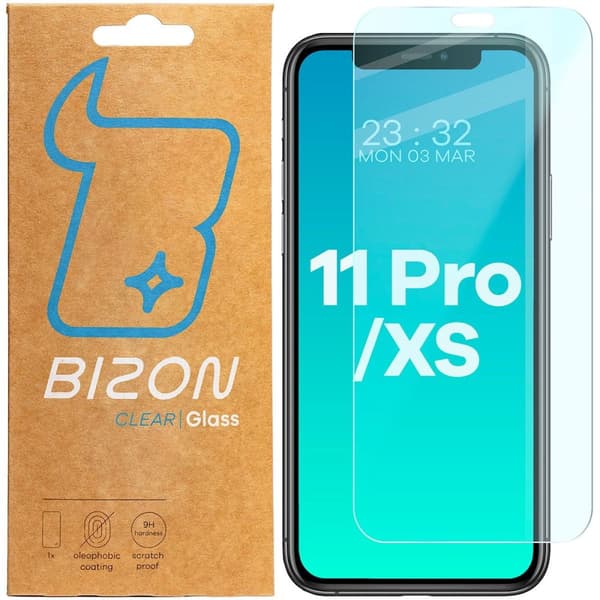 Bizon Glass Härdat Glas för iPhone 11 Pro / Xs