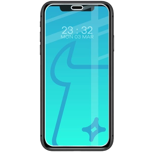 Bizon Glass Klart härdat glas för iPhone 11 / Xr
