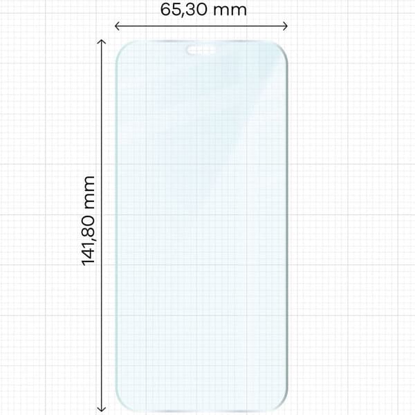 Bizon Glass Klart härdat glas för iPhone 11 / Xr