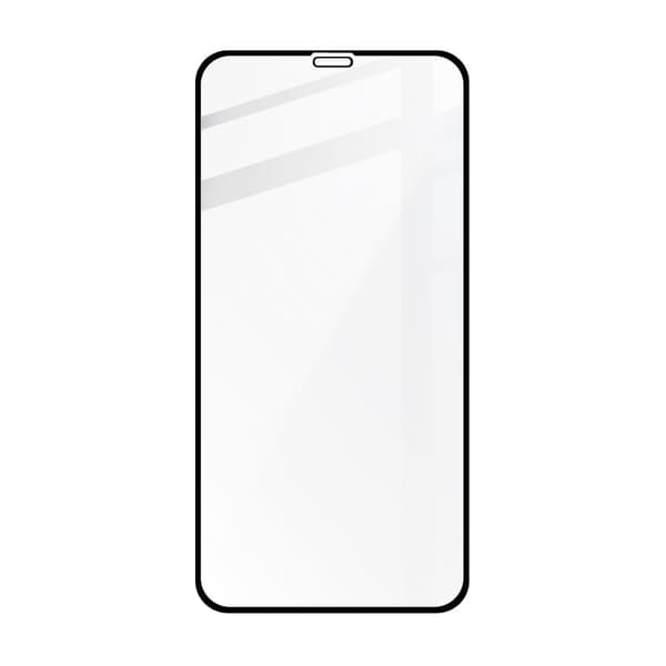 Bizon Glass Edge Härdat Glas för iPhone 11 / XR, Svart