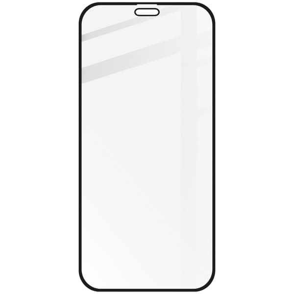 Bizon Glass Edge Hærdet Glas til iPhone 12 Pro Max, Sort