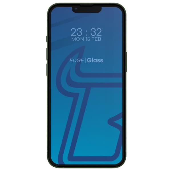 Bizon Glass Edge Hærdet Glas til iPhone 13 Mini, Sort