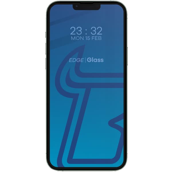 Bizon Glass Edge Hærdet Glas til iPhone 13 Pro Max, Sort