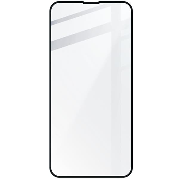 Bizon Glass Edge hærdet glas - 2 stk. + linsebeskyttelse, iPhone 13, sort