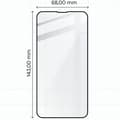 Pikkukuva 2 / 7: Bizon Glass Edge karkaistu lasi - 2 kpl + linssisuoja, iPhone 13 Pro, musta