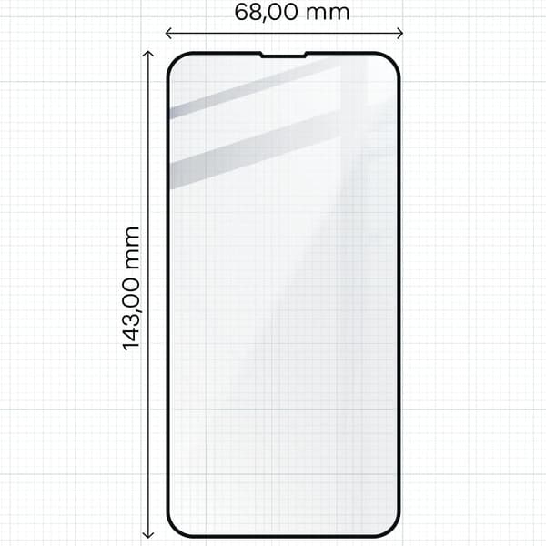 Bizon Glass Edge karkaistu lasi - 2 kpl + linssisuoja, iPhone 13 Pro, musta