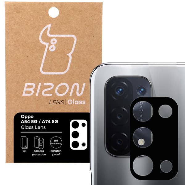 Bizon Glass Lens för Oppo A54 5G / A74 5G, 2 st
