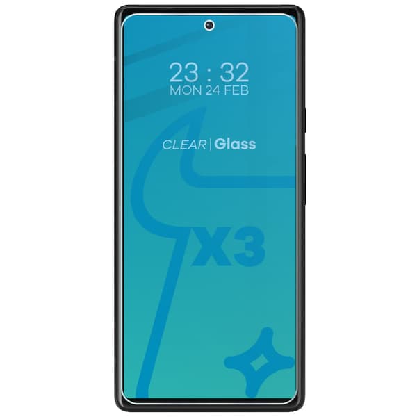 Bizon Glass Kirkas karkaistu lasi - 3 kpl + linssi, Google Pixel 6