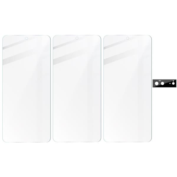 Bizon Glass Kirkas karkaistu lasi - 3 kpl + linssi, Google Pixel 6