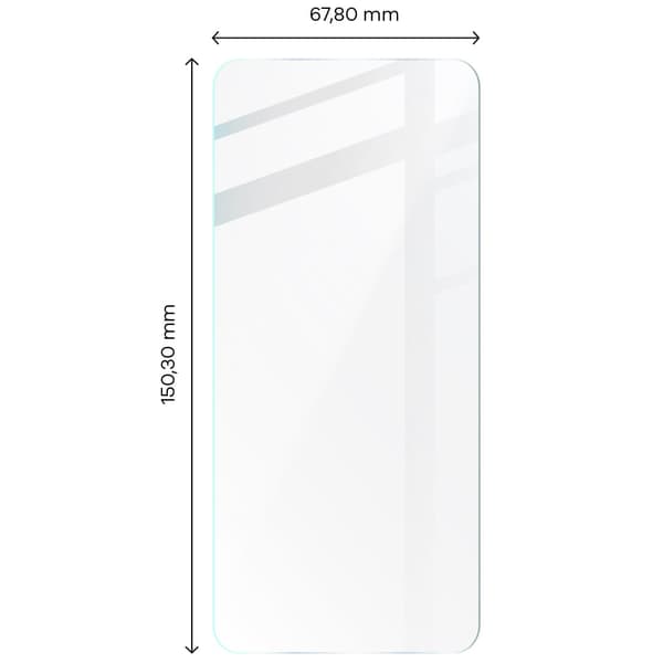 Bizon Glass Kirkas karkaistu lasi - 3 kpl + linssi, Galaxy S21 FE