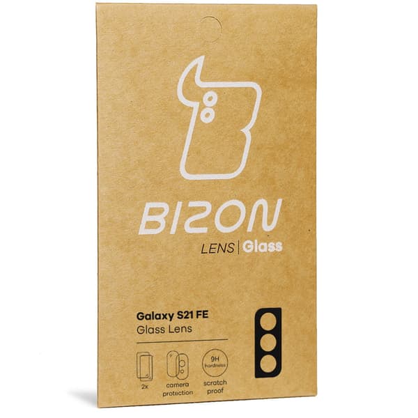 Bizon Glass-lins för Galaxy S21 FE, 2 stycken