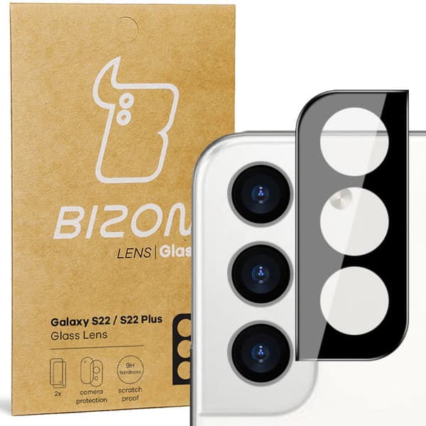 Bizon Glass-lins för Galaxy S22 / S22 Plus, 2 stycken