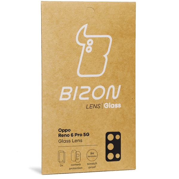 Bizon Glass Lens för Oppo Reno 6 Pro 5G, 2 st.