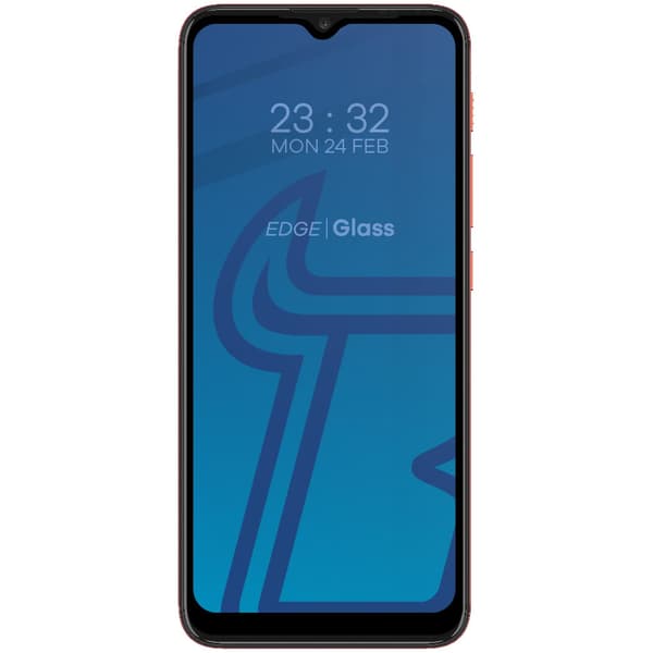 Bizon Glass Edge Härdat Glas för Moto E7 Power / E7i Power, Svart