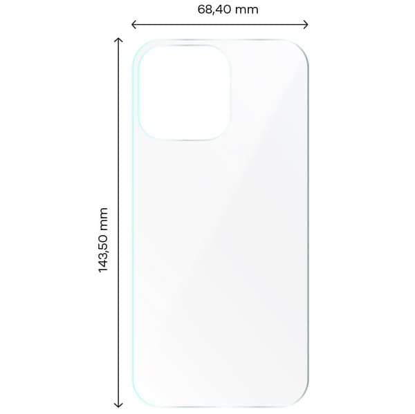 Bizon Glass Hydrogel Bagfilm, iPhone 13 Pro, 2 stk.