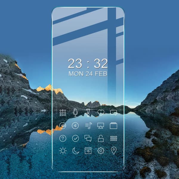 Bizon Glass klart härdat glas för Realme GT2 Pro